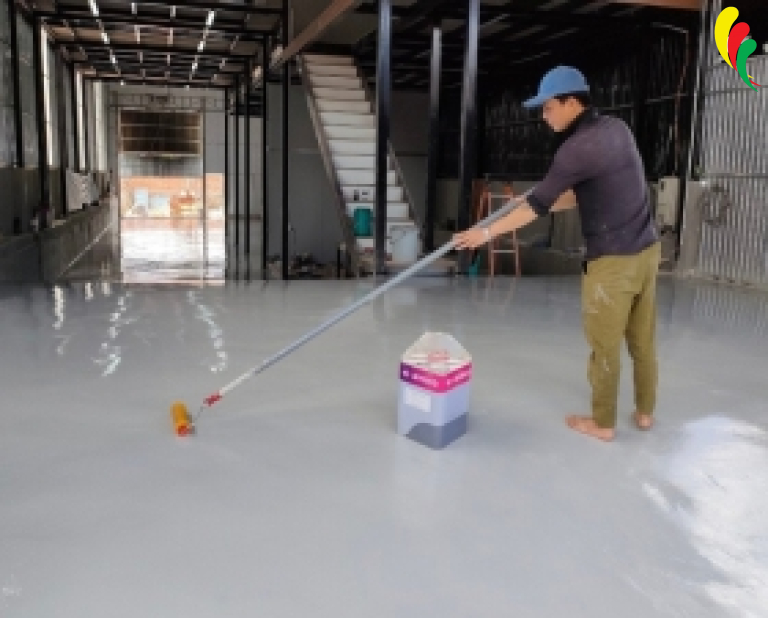 Thi công sơn Epoxy nhà xưởng Cà Mau